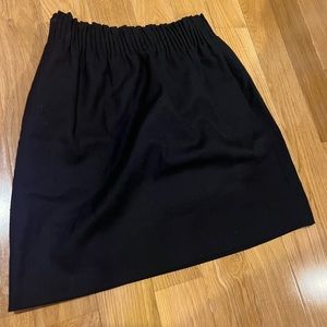 J. Crew Black Mini Skirt